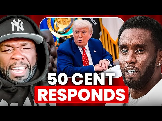 50 cent reacts to donald trump/diddy pardon reaction after pardoning larry hoover & nba youngboy