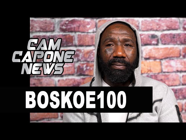 Boskoe100 on gang bangin 10 year old crip slapping guy & then getting beat till he cries