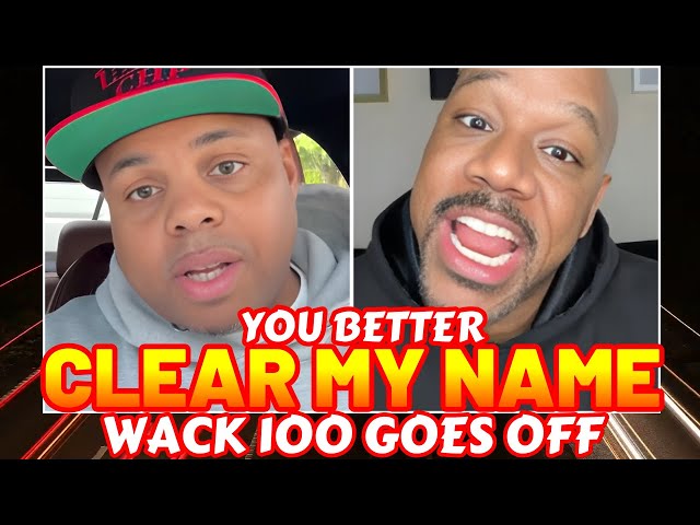 Explosive moment: wack 100 confronts hocus 45th for blaming him for his ppp fraud rico case