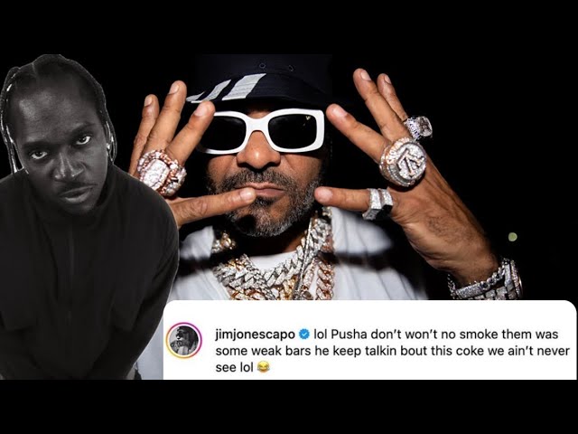 Jim jones calls out pusha t for fake drug raps..